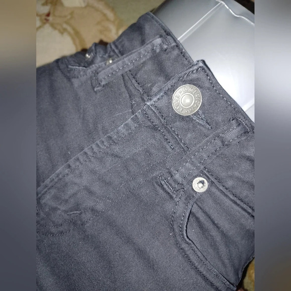 A NWOT - Vintage American Eagle Flex Black Denim Slim Jeans Mens - Picture 4 of 7